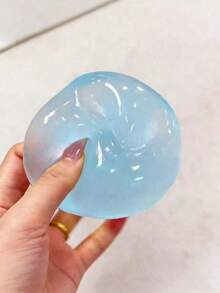 1個可塑性慢回彈椰子油手工捏捏球，焦慮緩解玩具，指尖玩具，手部壓力緩解，復活節玩具，捏捏玩具，壓力緩解玩具，焦慮與放鬆，派對禮物，禮物袋填充獎品，生日，軟萌玩具 - 圓形 - 查看 2