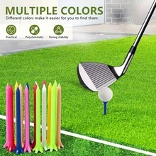 50 st golfbollsställset; unik design som minskar friktionen med golfklubban, hjälper till med en smidigare och mer exakt sving - Multifärgad - Visa 6