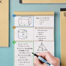 Cuaderno de borradores, papel de borradores dividido, cuaderno de borradores de cálculo matemático, cuaderno de borradores de dibujo, en blanco, cuaderno de borradores engrosado, útiles escolares - borrador - Ver 3