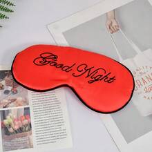 1PC Embroidered Silk Sleep Mask Silk Eye Mask Soft Blackout Blindfold With Adjustable Strap Sleeping Eye Cover Mask For Travel - A - View 20
