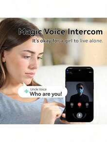 2.4G WiFi Wireless Video Doorbell With Indoor Chime, Two-Way Audio Smart Door Camera With Night Vision Motion Alert, Home Security Doorbell - View 7