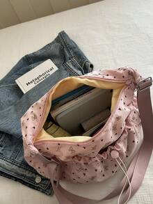 Large Tote Bag For Women, New Fashion Design Shoulder Bag, Textured Chic Style - Multicolor - View 4