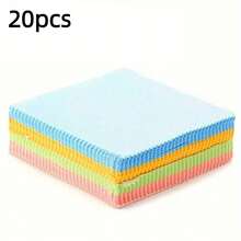 20pcs, Microfiber Lens Cleaning Cloth, Lens Watch Jewelry Cleaning Cloth - Color Mixing - View 7