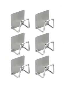 10/6/4/1pc No-Drill Cabinet Top Storage Hooks, Kitchen Countertop Extender Rack, Cabinet Top Organizer, Kitchen Expansion, Clip-On Design, Metal Hooks, Organizer Type, Kitchen Miscellaneous Storage, Kitchen Decor, Room Decor - Multicolor - View 9