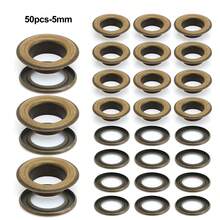 50pcs Metal Eyelet Set For Dress, Includes Washers, Leather Repair, Eyelets - Multicolor - View 14