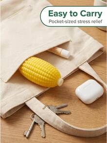 1pc Cute Squeeze Toy, Dessert Style, Soft Banana Texture, Fun And Joyful, Suitable For Office, Stress Relief Toy, Exquisite Decoration, Christmas Eve/Christmas Gift Choice - Multicolor - View 8