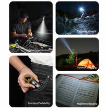 1pc/3PCS Keychain Light Mini Work Light Portable Multi-Function Flashlight Light Rechargeable And Waterproof Suitable For Outdoor Camping Safety Warning Lights Household Emergency Lights - Keychain - View 7