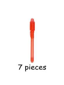 10/7/5 piezas Bolígrafo multifunción anti-falsificación con tinta invisible UV, bolígrafo detector de billetes de cabeza grande, bolígrafo fluorescente mágico, escritura secreta, bolígrafo para marcar notas, marcado invisible, gran regalo, regalo de cumpleaños festivo, regalo de vuelta a la escuela, regalo para familia amigos compañeros de clase colegas, regalo sorpresa para él/ella - Resaltador - Ver 13