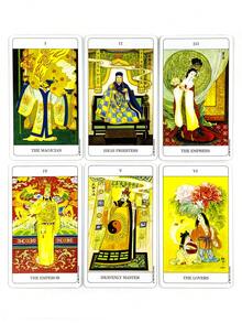 Kartu Tarot Cina yang Sempurna untuk Penemuan Diri, Ramalan, dan Latihan untuk Pemula. Siap untuk dijadikan Hadiah. - MultiWarna - View 2