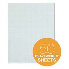 Cross-Section Pads, 8-1/2" X 11", Glue Top, Graph Rule 10 X 10,50 Sheets (35101 - White - View 5
