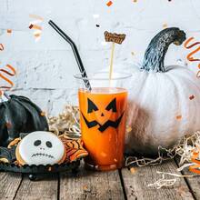 Halloween Toothpicks, Cake Decorations, Suitable For Appetizers, Cocktail Garnishes, Pumpkin, Spider Hat, Ghost Letter Shapes, Bamboo Appetizer Toothpicks, Also For Cake And Food Decoration - Multicolor - View 3