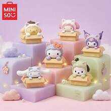 MINISO 可愛三麗鷗貓咪裝扮系列盲袋，卡通動漫角色迷你公仔，適合桌面花園裝飾與禮品收藏，生日、聖誕節、萬聖節送給家人朋友的完美禮物 - 1件隨機款式 - 查看 1