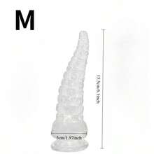 Fierce Horse Dildo Realista de Tentáculo de Polvo com Plug Anal e Expansor de Bumbum com Ventosa Grande, Brinquedo Sexual Peniano para Homens e Mulheres, Dilatador Anal e Massageador de Próstata, 4 Tamanhos Disponíveis, Adequado para Iniciantes e Usuários Avançados, Masturbador, Brinquedo e Jogo Sexual Adulto - Tamanho Único - Visão 10