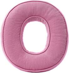 Almohada de felpa con letra rosa, almohadas decorativas con forma de letra inicial de pana, almohadas de letras del alfabeto inglés de la A a la Z para decoración de sofá, recámara, sala de estar (S) - E - Ver 33
