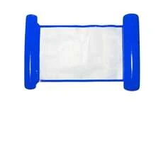 chongqishuishangfuchuang 1pc Inflatable Float, Minimalist Dual Tube Design, Solid Color , PVC Material, Suitable For Water, Pool, Beach, Theme Party, Water Inflatable Float, Water Resting Seat, Inflatable Floating Object, Air Pump Sold Separately - Double-tube Solid Color Floating Bed - View 19