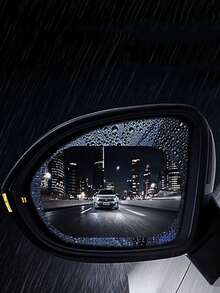 2 piezas Película impermeable para espejo retrovisor de coche - A - Ver 5