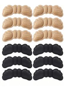 2/4/6 Pairs Heel Pads: Unisex Heel Anti-Slip Pads - Heel Cushion Pads, Shoe Insoles, Solve Oversized Shoe Problem - Ultra Soothing Heel Protection Pads, Relieve Heel Pain, Heel Slippage, Blisters And Friction - Multicolor - View 11