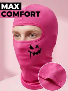 Breathable Unisex Balaclava Face Mask, Stretchable Summer Cooling Neck Gaiter, Multi-Functional Graffiti Logo Hat Mask, Suitable For Cycling, Outdoor Running, Fishing, Skiing, Washable Windproof Headwear, Fitness - Multicolor - View 9