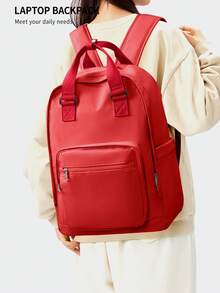 Large Capacity Student Backpack, Suitable For Middle And High School Students, Practical Travel Backpack, Portable Laptop Backpack That Can Hold A 15.6-Inch Laptop, Multi-Functional Backpack Suitable For Outdoor, Travel, Hiking - Multicolor - View 16
