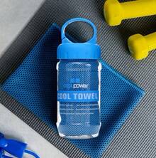 Cooling Towel Bottle Microfibre Quick Dry Breathable For Neck & Face During Sports Microfiber Rock - 彩色 - 查看 6