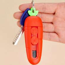 1/3/10pcs Safety Box Opener, Cute Carrot Shape Compact Box Cutter, Envelope & Carton Cutter, Portable Mini Utility Knife For Office & Crafts, Ideal For Opening Christmas Gift Wrapping Packages, Art & Office Stationery Essential - Box Opener - View 7