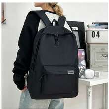 1pc Breathable Lightweight Backpack, Unisex Couple Style, For School, Office, Casual Travel, Large Capacity Bookbag, Campus Bag School Supplies - Men's and Women's Backpacks - View 11