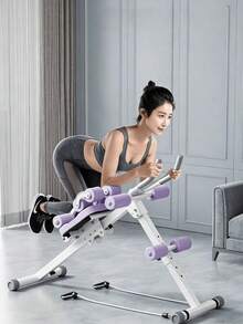 Multifunctional Abdominal Exerciser With Resistance Bands, Adjustable Home Fitness Equipment For Abdominal Muscle Training And Full Body Shaping - 1 Size Shaping Equipment - View 4