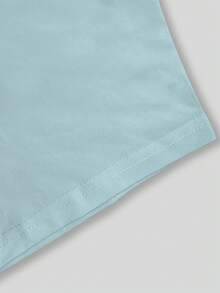 Men's T-Shirt With Angel Print - Blue - View 4
