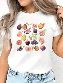 Women T-Shirts - 白色 - 查看 3