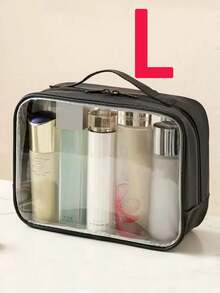 3pcs/1pc Creative New Fashion Travel Portable Mini Transparent Waterproof Zipper Storage Bag, Digital Accessories Organizer, Multi-Functional Hanging Storage Bag, Coin Purse, Can Store Earphones, Chargers, Data Cables, Lipsticks, Perfumes, Keys, Bracelets, Cosmetics And Small Electronic Accessories,Makeup Organizer,Room Decor - Multicolor - View 12