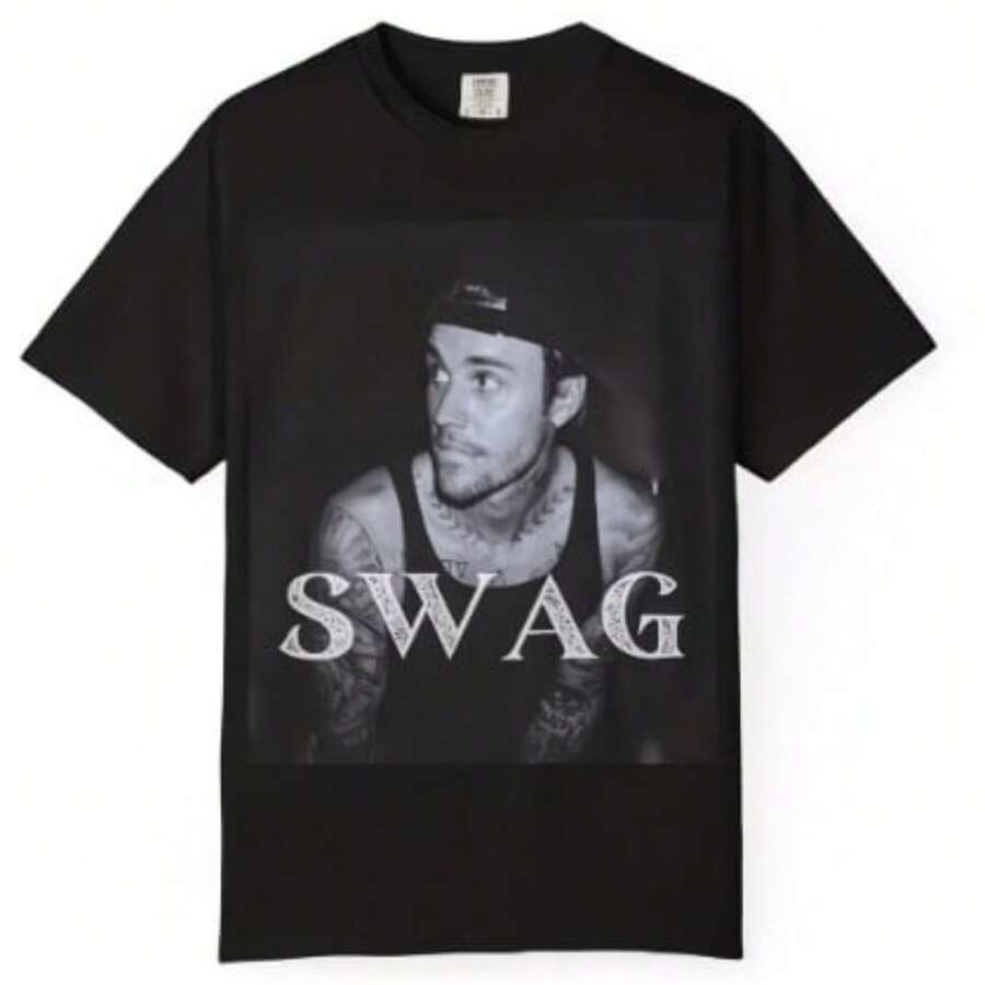 Men T-Shirts - 黑3 - 查看 1