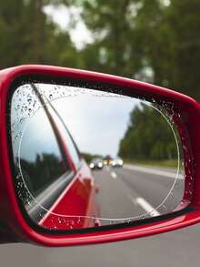 2 piezas Película impermeable para espejo retrovisor de coche - A - Ver 1