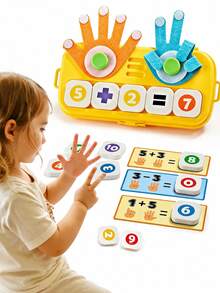 Children's Educational Learning Toy - Addition And Subtraction Finger Number Teaching Aid - Early Childhood Calculation Education, Children's Cognitive Educational Toy - Multicolor - View 7