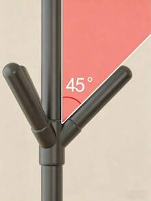 Bedroom Floor Standing Storage Rack, Vertical Coat Rack, 170cm Long X 50cm Wide, 9 Hooks Single Bar Design, Nordic Minimalist Style, Sturdy And Durable, Can Hang Clothes, Hats, Bags - Integrated Double Hook Rear Door Hanger - View 9