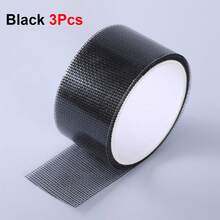 [Fix Broken Holes] 1pc Self-Adhesive Window Screen Mosquito Net, Repair Tape Window Screen Net, Paste Anti-Mosquito Door And Window Strong Tape, Home Supplies - Black - View 11