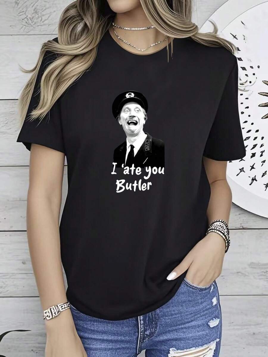 Women T-Shirts - 黑色 - 查看 1