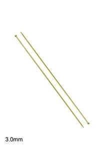 35cm Natural Bamboo Single Point Knitting Needles, 2pcs/Pack, 12 Sizes Available, Smooth & Lightweight Knitting Tool, Suitable For Home DIY And Women Knitting Enthusiasts, For Scarf, Sweater Hand Knitting - 35cm Bamboo White Double-pointed Knitting Needle - View 19