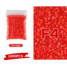 2.6mm Sundymot Fuse Beads, 1000PCS+ Red F Series Color Independent Packaging, Anti-Spill, DIY Pendant Keychain, Jewelry Making Craft Material, Graduation Season Back To School, Christmas, Party Birthday Gift, Multi-Color 2.6mm Melt Beads Bulk Refill Kit - 2.6mm Puzzle Beads - View 23