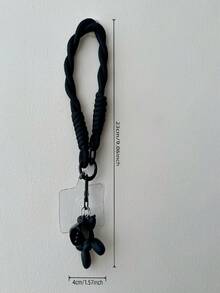 1pc Dice Balloon Dog Phone Lanyard Wrist Strap, Keychain, Cute Keyring Phone Chain Strap With Cord, Phone Charm Strap, Suitable For Universal Phone Case DIY Detachable Gasket, Men And Women Creative Handheld Anti-Lost Anti-Drop Portable Wristband - Multicolor - View 2