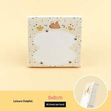 2026-1pc-Cute Bear Sticky Notes Set For Kids, Memo Pad Collection, Journal Planner Accessories, Classroom Supplies, Back To School Gift Choice, Birthday Gift Idea - Multicolor - View 10