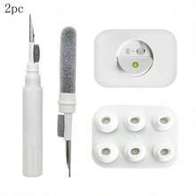 [1 Cleaner Pen And 3-Pairs Ear Tips] Replacement Ear Tips With Noise Reduction Hole Compatible With Pro And Pro 2nd Generation, 3-In-1 Cleaner Kit Compatible With 1 2 3 Pro/Pro 2, Silicone Ear Tips Compatible With Pro (S/M/L) - White-a - View 2