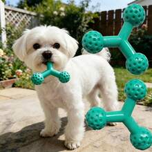 寵物小型犬咀嚼玩具，耐用設計適用於幼犬及強咬力犬隻，易於抓握，適合室內外互動娛樂 - 彩色 - 查看 11