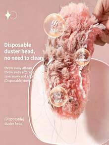 Double-Sided Electrostatic Dusting Duster, Multifunctional 360° Double-Sided Extendable Cleaning Feather Duster, Double-Sided Dusting Pads And Handle - 360° Dusting Function, Suitable For Home, Car, Office, Party And Daily Use Multi-Surface Cleaning Dusting Paper - Multiple Styles - View 6