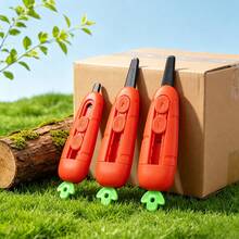 1/3/10pcs Safety Box Opener, Cute Carrot Shape Compact Box Cutter, Envelope & Carton Cutter, Portable Mini Utility Knife For Office & Crafts, Ideal For Opening Christmas Gift Wrapping Packages, Art & Office Stationery Essential - Box Opener - View 3