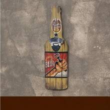 1 peça Abridor de Garrafas de Parede Vintage em Madeira - 15,35 pol/4,33 pol com Design Decorativo, Ferramenta Casual para Remoção de Tampas de Garrafas de Cerveja para Decoração de Casa, Bar e Restaurante, Decoração de Restaurante | Abridor de Garrafas de Parede | Design Funcional, Decoração Vintage - Adequado para Reuniões de Festa - Presente Perfeito para Amigos, Amantes e Família - Equipamento e Suprimentos de Serviço de Catering, Artigos de Mesa, Abridor de Garrafas Fixo, Artigos para Casa - Ver 7