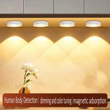 USB Magnetic Display Cabinet Spotlight, Wine Cabinet Decorative Sensor Light, Cabinet Wardrobe Product Lighting - Multicolor - View 7