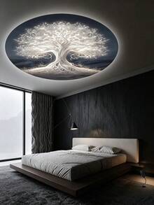 360° Rotating Tree Of Life LED Projector Light - 1pc Adjustable Night Light, USB Powered Indoor Ambient Light, Button Control, Non-Waterproof Style, Suitable For Bedroom Living Room Wall Ceiling Decoration, Great Holiday Gift - Book Of Life - View 4