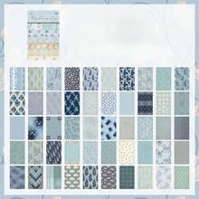 50sheets Scrapbook Paper Sticky Note Paper Non-Adhesive Material Paper DIY Scrapbooking Collage Junk Journal Aesthetics Planner Craft Paper - Paper - View 9