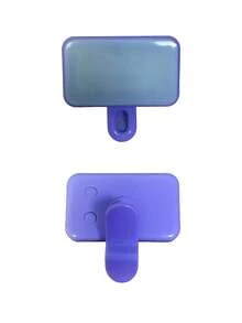 No 015062149-0001 1pc LED Selfie Fill Light, Clip-On Fill Light, Phone Selfie Light, Suitable For Phone And Computer, Makeup, Zoom Meetings, Live Streaming, Vlog, Perfect For Selfies And Video Calls 150mAh Suitable For Selfies And Live Streaming, Portable Light - BGD-11A Square - View 17