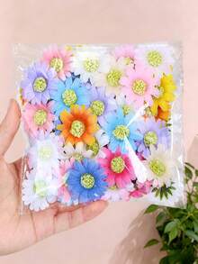 10/20件組彩色花朵髮夾，可愛甜美髮飾，適合女性與女孩，完美適用於日常穿著、約會、派對、返校季 - 彩色 - 查看 5
